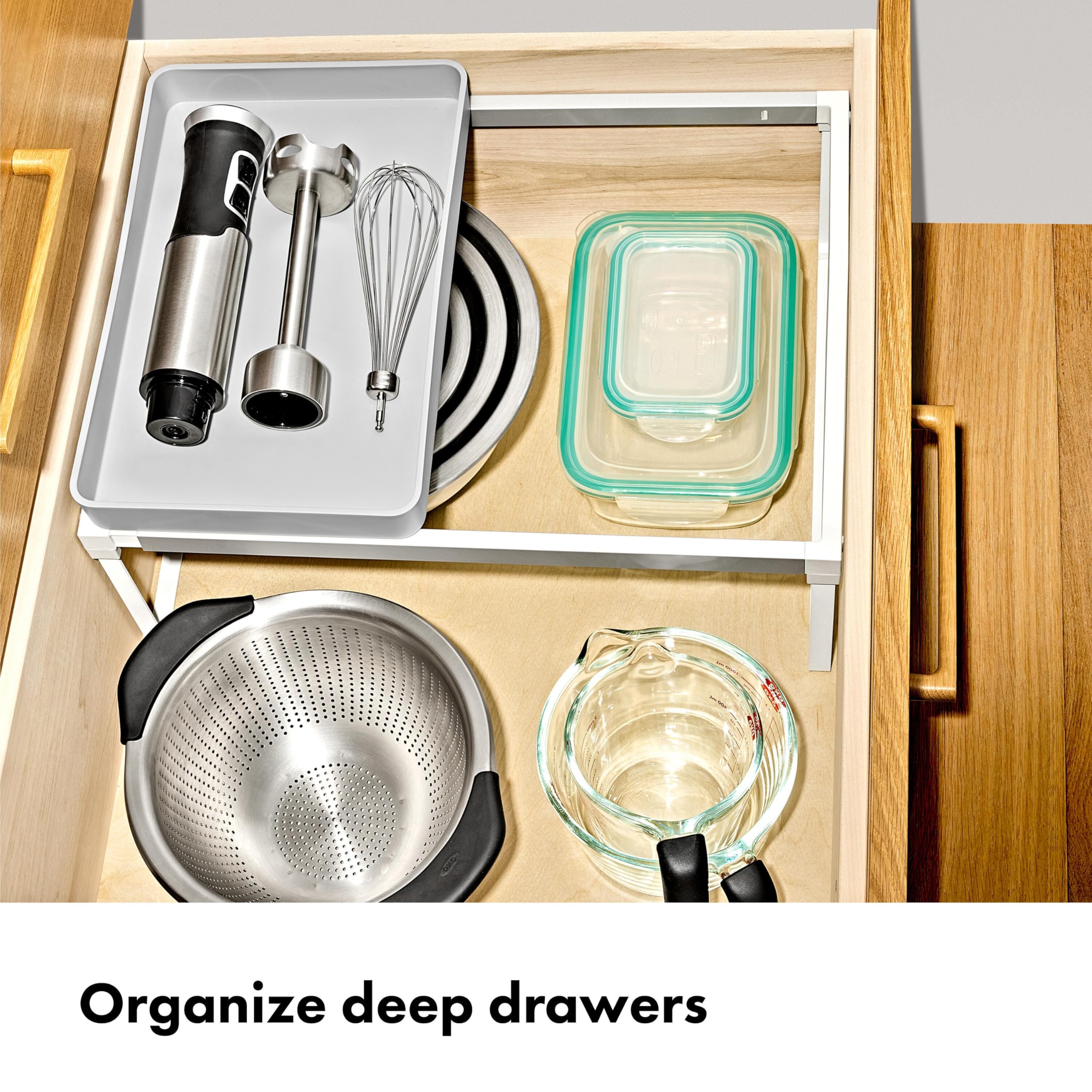 Amazon.com: OXO Good Grips Adjustable Deep Drawer Organizer